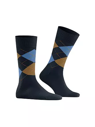 BURLINGTON | Chaussettes homme EDINBURGH 40-46 claret | dunkelblau